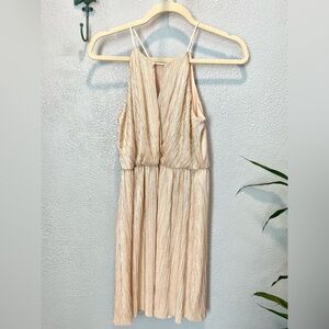 Shimmery Gold Short Party Dress